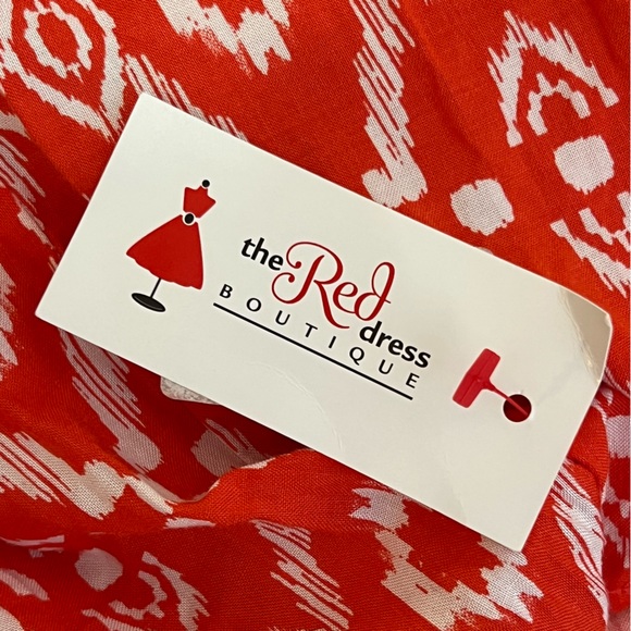 Everly Women’s Racerback Ikat Print Dress With Side & Back Cutouts Small… - Picture 15 of 16